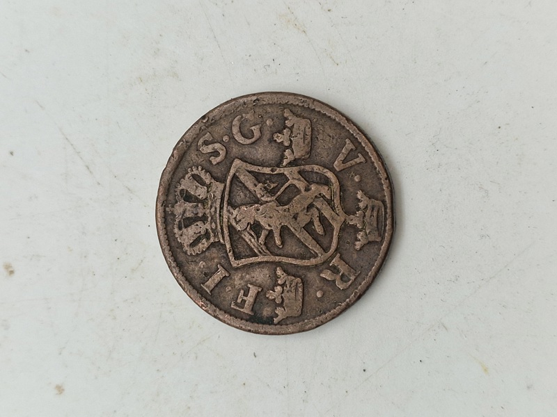 Original svensk 2 øre - 1750 