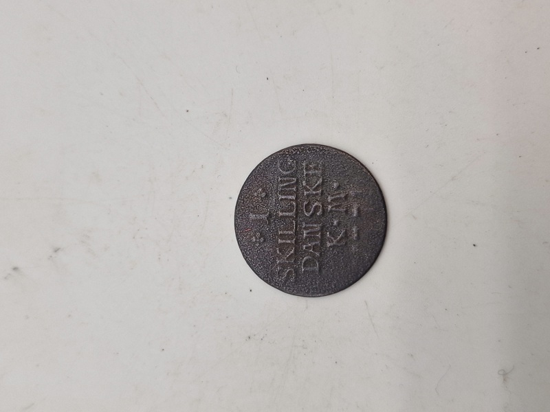 Original dansk 1 skilling 1771 