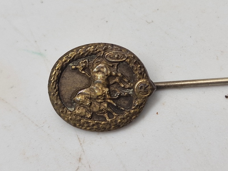 Original Deutsches Fahrabzeichen, Bronze pin 