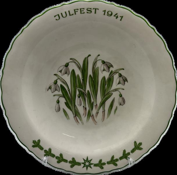 Original JULFEST 1941 ALLACH PRESENTATION PLATE, fejlfri  