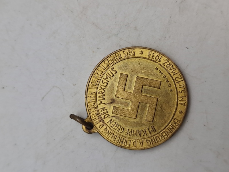 Original Deutsche Nationale Erhebung März 1933 Medal