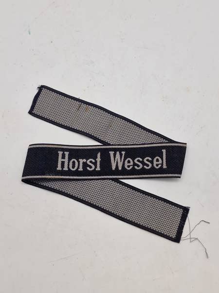 Original 18th SS volunteer panzergrenadier division ‘Horst Wessel’ BeVo cufftitle