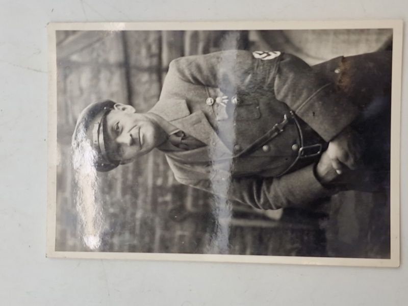 Originale fotos af tysk Stahlhelm medlem 