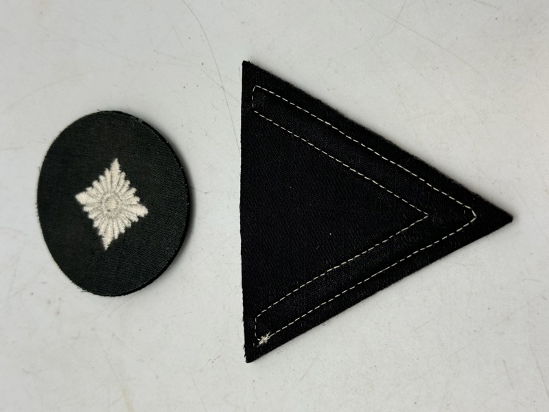 Original tysk vinkel og patch - ww2