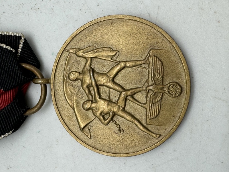 Original tysk Sudeterland medalje - ww2