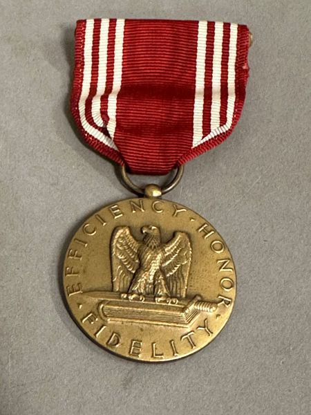 Original Navngiven The Good Conduct Medal WW2: Charles EIB