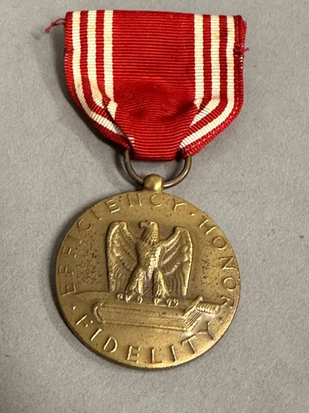 Original Navngiven The Good Conduct Medal WW2: Stephen J Cahill