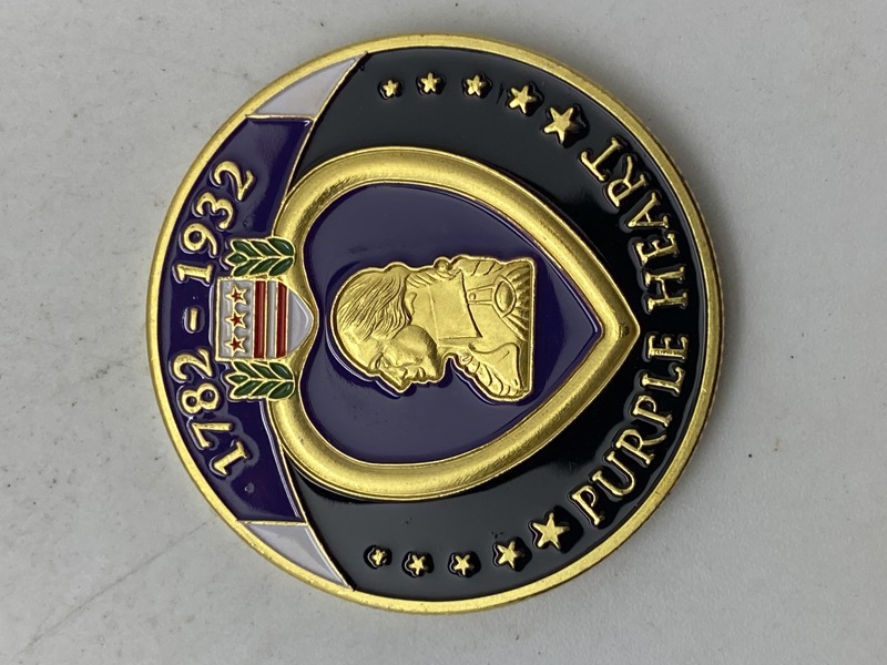 Purpleheart Challenge coin 