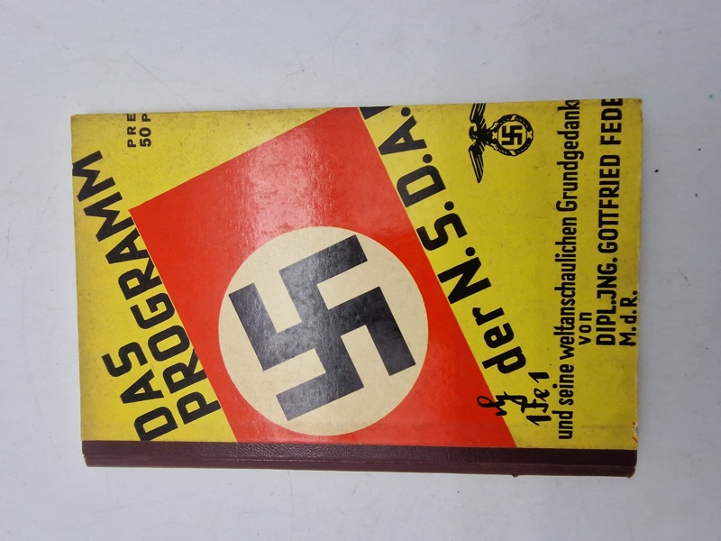 Original bog: Das programm Der NSDAP 