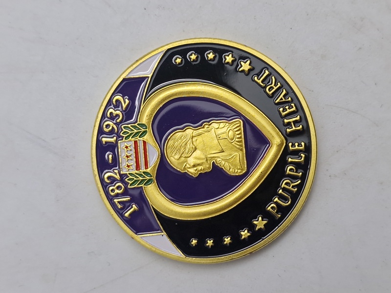 Purpleheart Challenge coin 