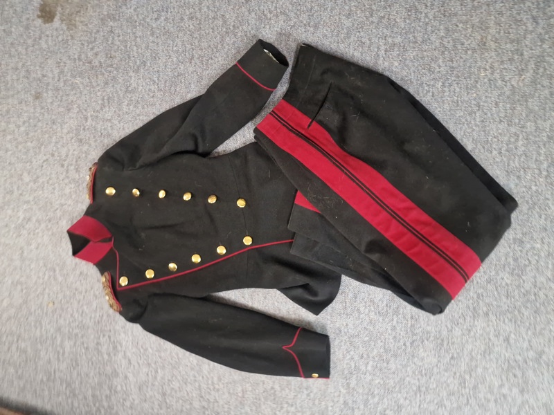 Original model 1889 gallauniform med buks (Artilleri) 