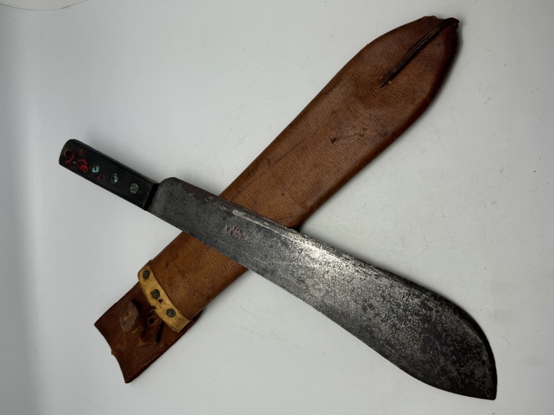 British, WW2, Army JJB Machete and BLG Scabbard, both dated 1943