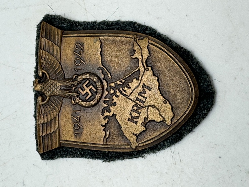 Original Tysk WW2 Heer Krim Shield