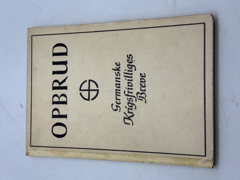 Ekstremt sjælden original bog “OPBRUD” - Germanske krigsfrivilliges breve 1942