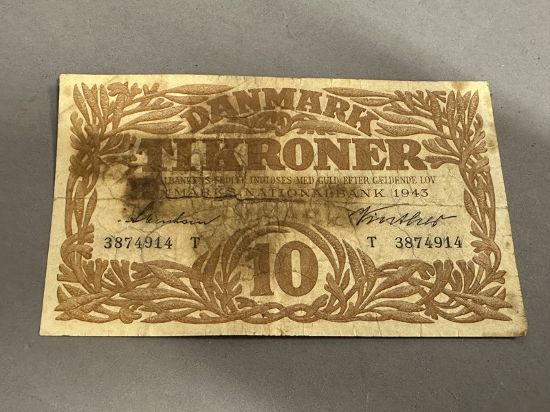 Original 10 kr 1943 