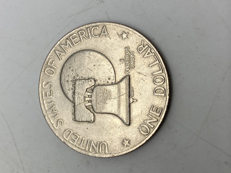 Original Eisenhower dollar - jubilæumsmønt 