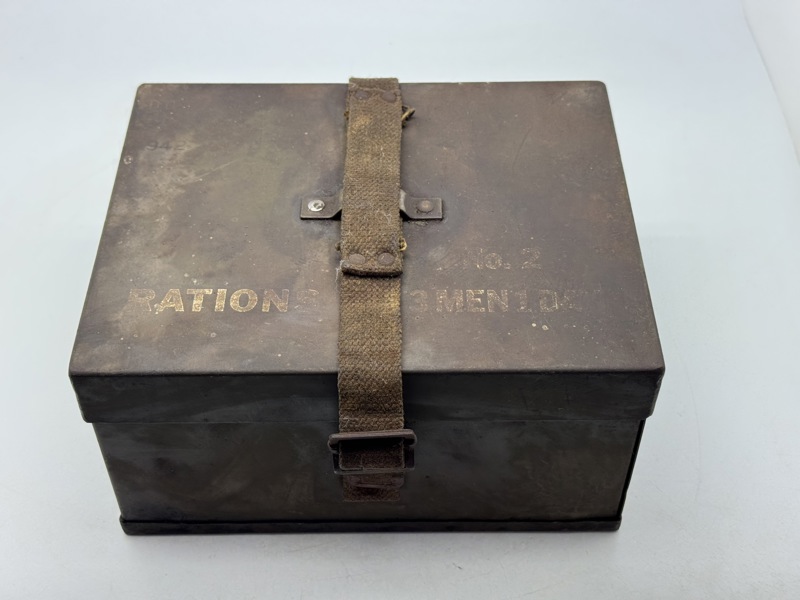 Original ww2 kasse til rationer (3 mand) 