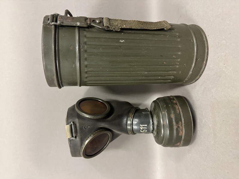 Original Tysk WW2 gasmaske urørt 