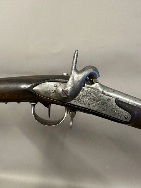 Original Perkussionsmusket M/1848 ex fransk 1822 brugt i 1864 