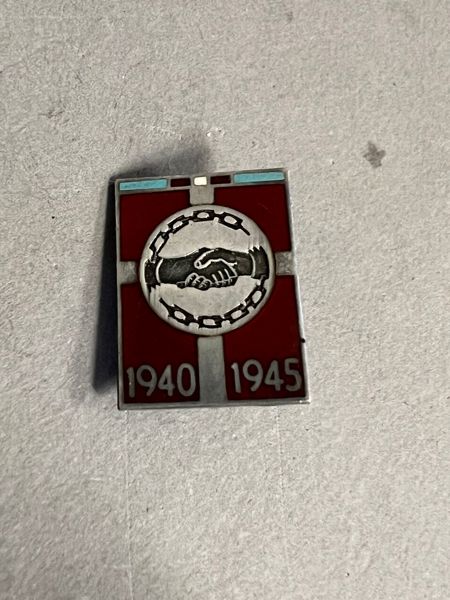 Original Dansk pin fra modstandsbevægelsen 