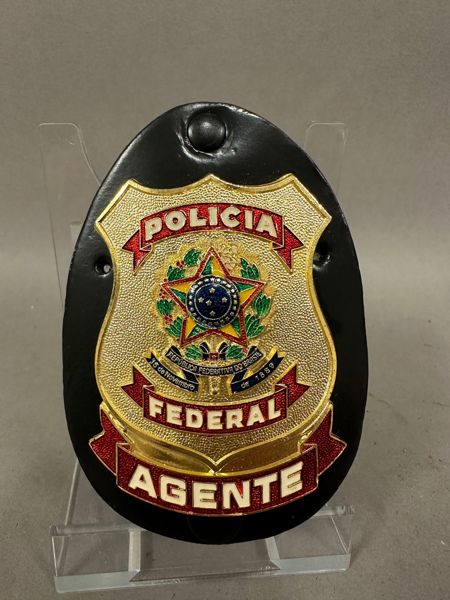 Originalt politi badge fra Brasilien 