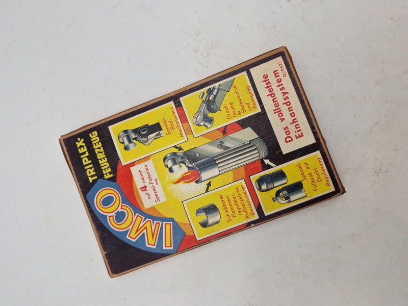 Original æske til Imco soldater lighter - ww2