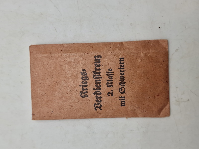 Original tildelingspose for kriegsverdienstkreuz 2.kl