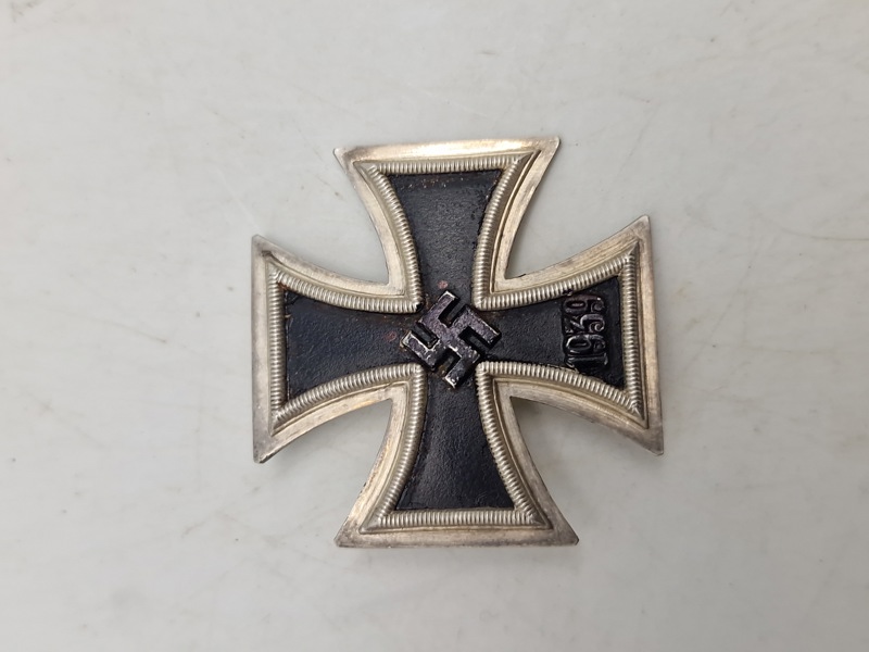 Originalt eisernes kreuz 1.kl (hvælvet)