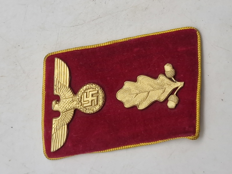 Original NSDAP Reichs Level Abschhnittsleiter collar tab