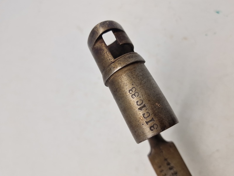 Original Dansk 1848 døllebajonet - godt stemplet