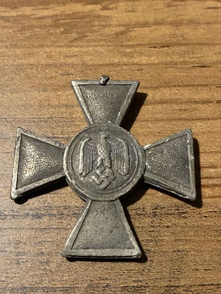 Original medalje for 25 års tro tjeneste i politiet - ww2