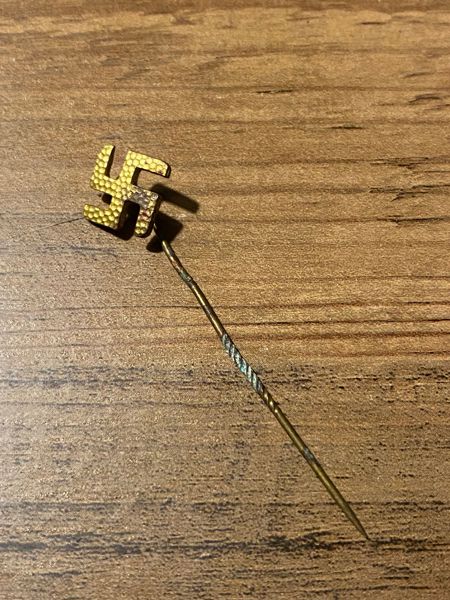 Original dansk nazistisk sympatisør pin 