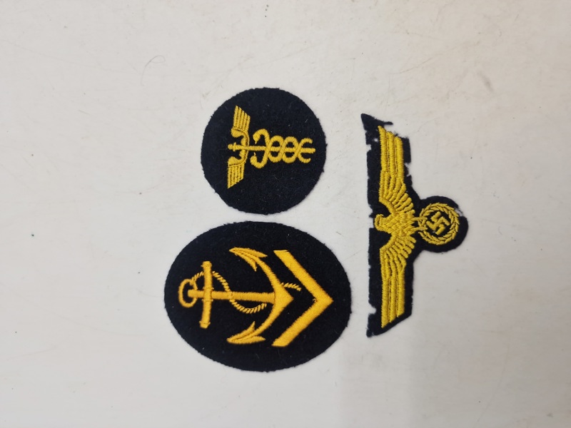 Samling original tysk Kriegsmarine WW2