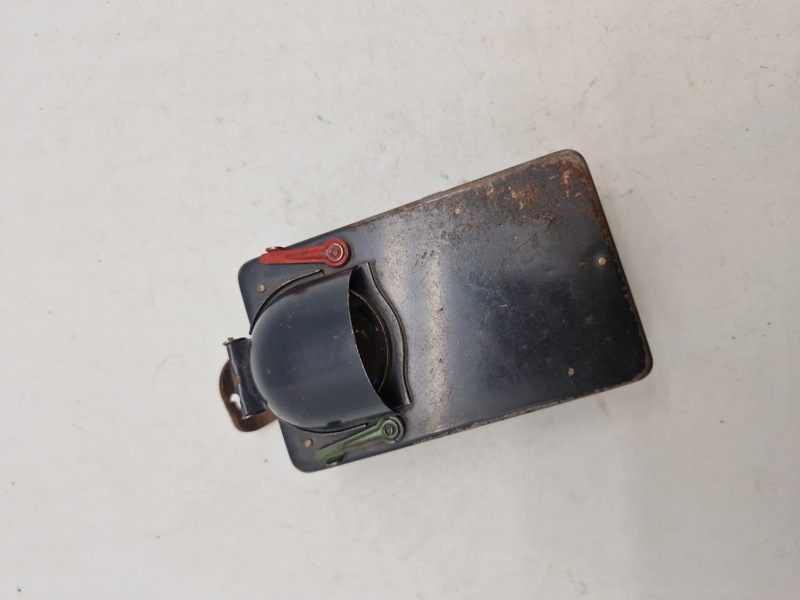Original tysk feltlygte med “skærm” - ww2