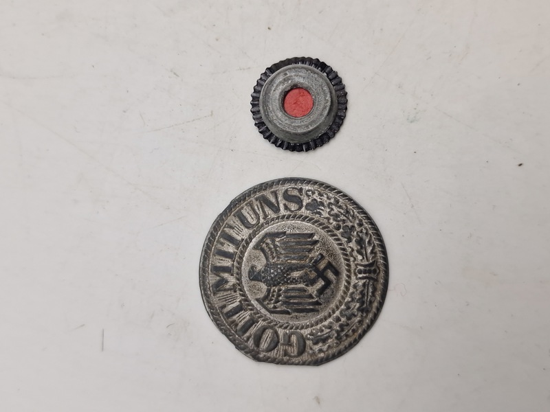 Original kokarde og bæltedel - ww2
