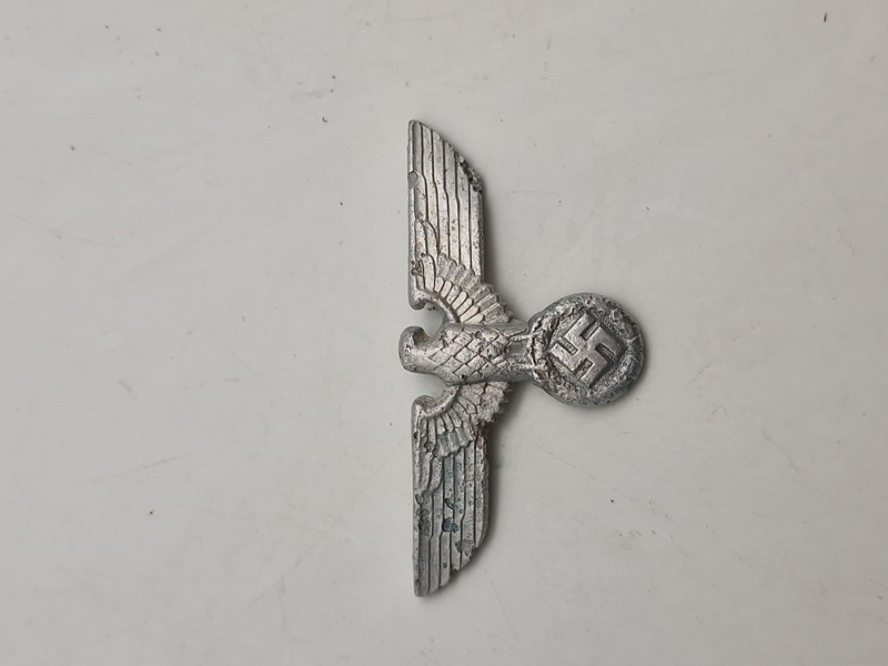 Original Tysk WW2 kasket ørn med fremstiller