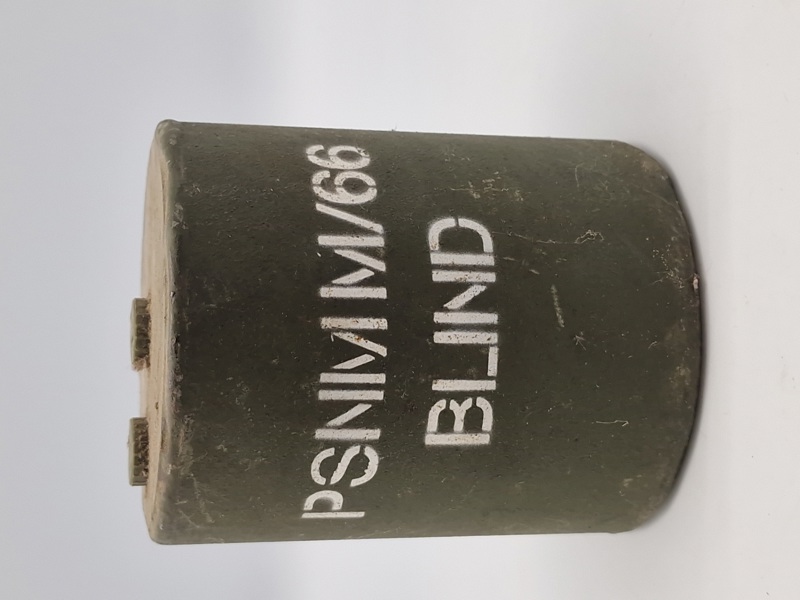 Original personelmine M/66 til undervisningsbrug