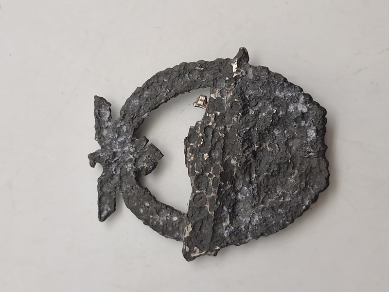 Originalt Schnellbootkriegsabzeichen - vandfund fra MS103