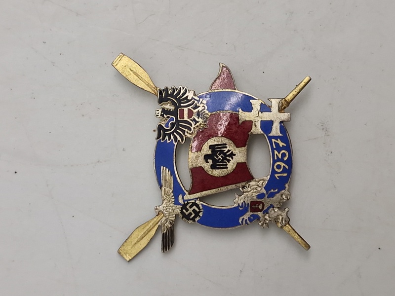Sjælden original tysk nål fra sejlsportskonkurence i 1937