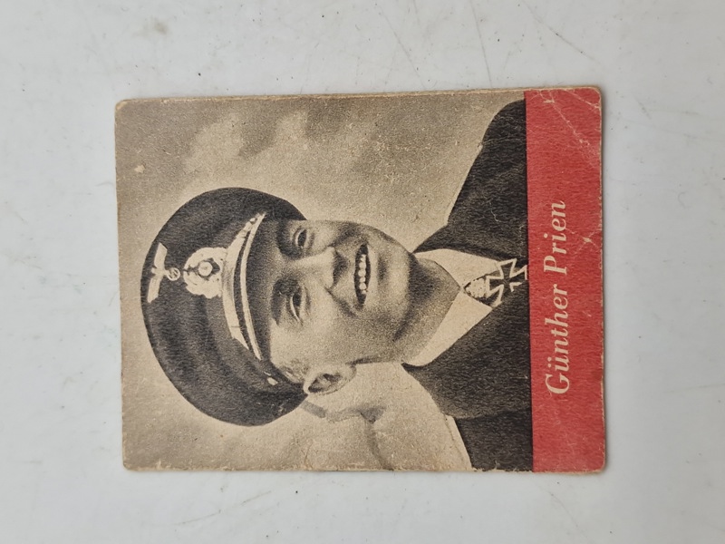 Original tysk mini bog med motiv af en ritterkreuzträger