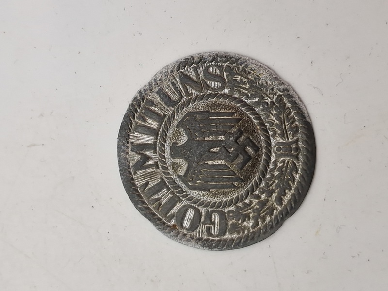 Original “plade” for tysk Heer bælte