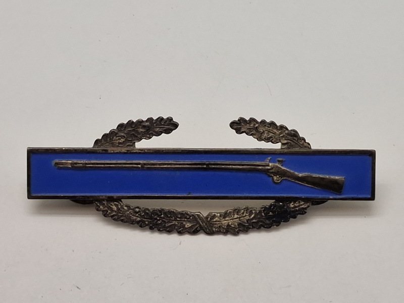 Original WWII U.S. Army Combat Infantry Badge CIB Sterling Silver
