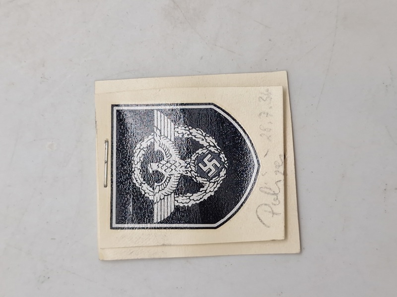 Decal for tysk politi hjelm - ældre efterkrigs
