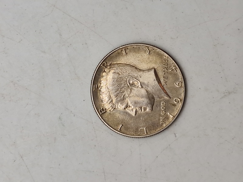 Sølv mønt USA 1/2 dollar 1964 vægt 12,5g