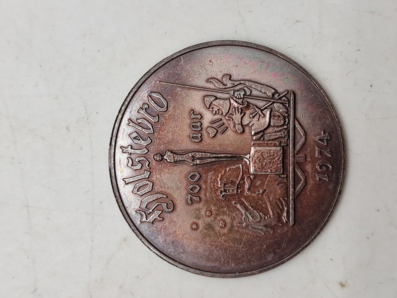 By mønt Holstebro 1974 700 aar jubilæum
