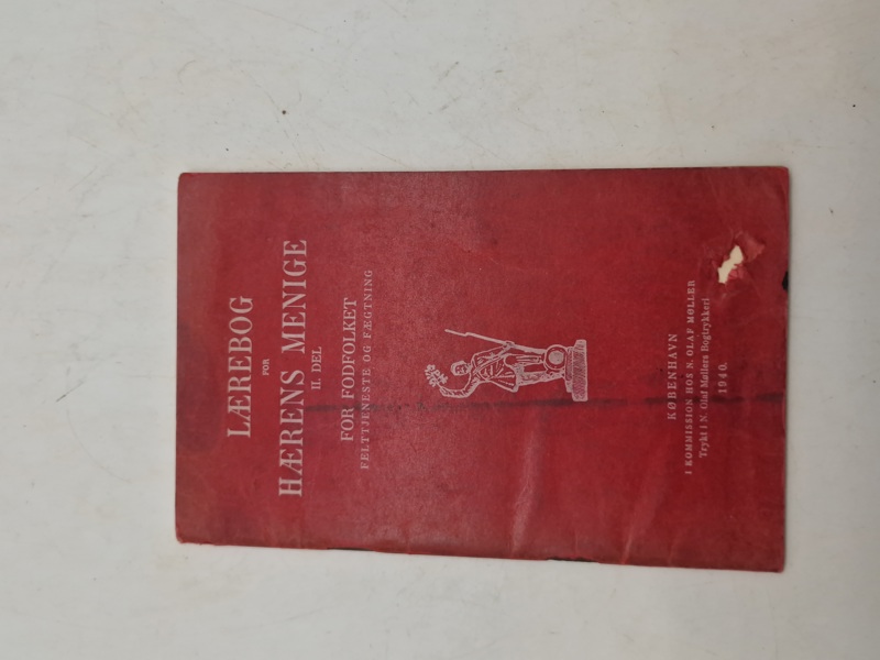 Original lærebog for hærens menige