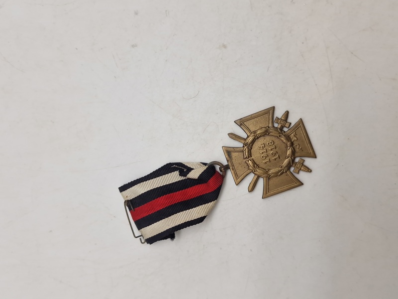 Originalt Hindenburg cross. Commemorative cross 1914-1918 for combatant