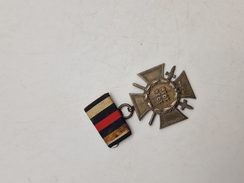 Originalt Hindenburg cross. Commemorative cross 1914-1918 for combatant