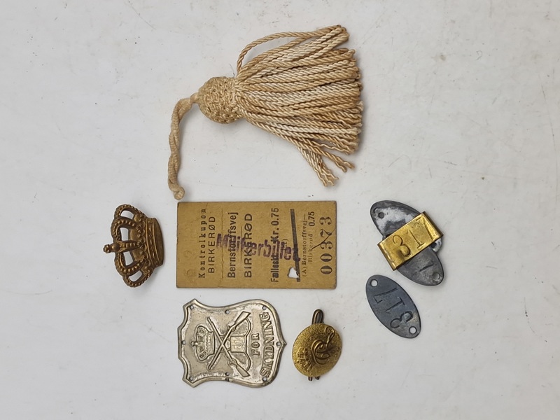Lot diverse militaria Livgarden