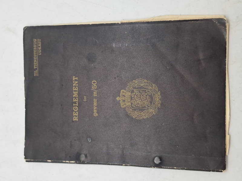 Reglement for gevær M/50
